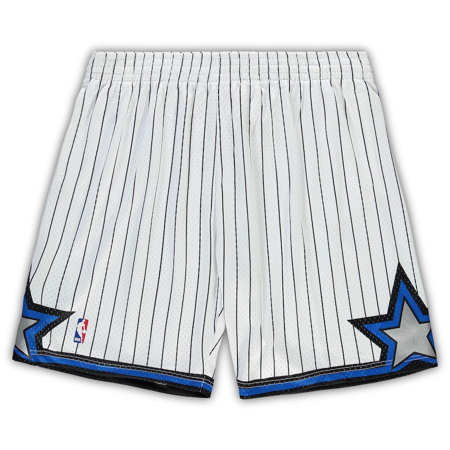 Men's Orlando Magic Mitchell & Ness White Big & Tall Hardwood Classics Team Swingman Shorts Men's Orlando Magic Mitchell & Ness White Big & Tall Hardwood Classics Team Swingman Shorts