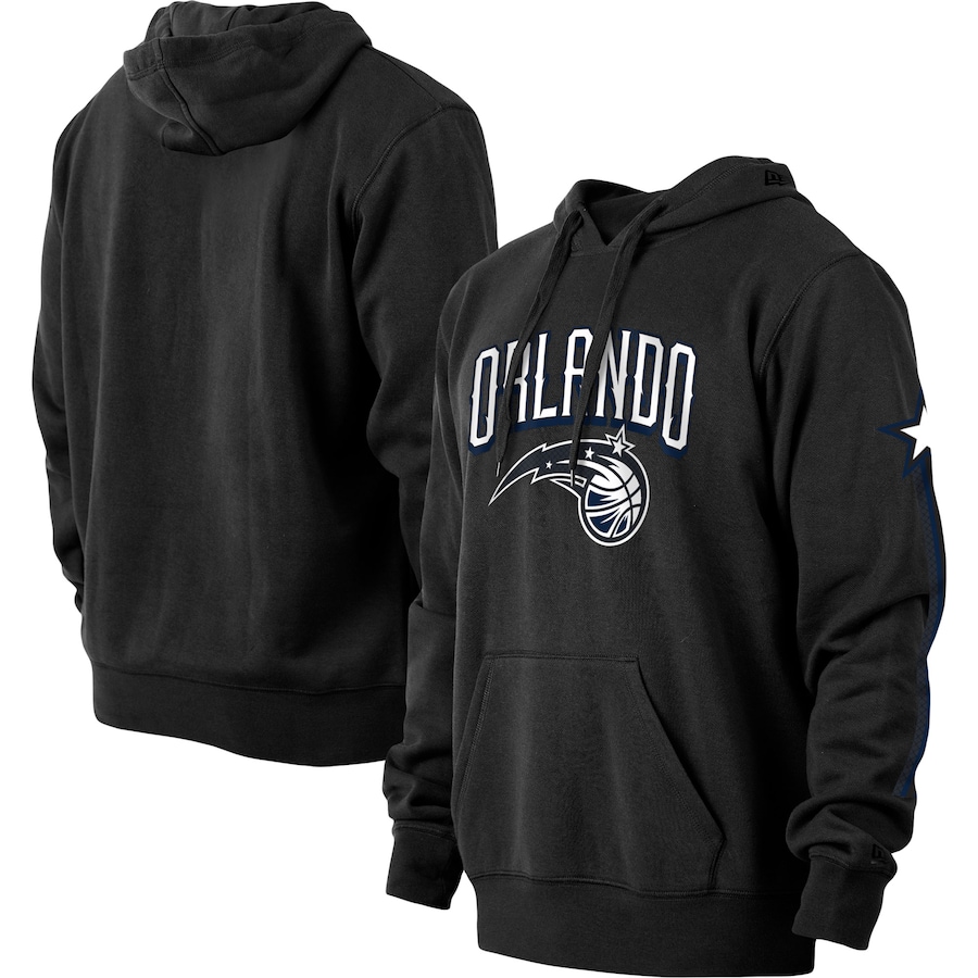 Men's Orlando Magic New Era Black 2022/23 City Edition Pullover Hoodie