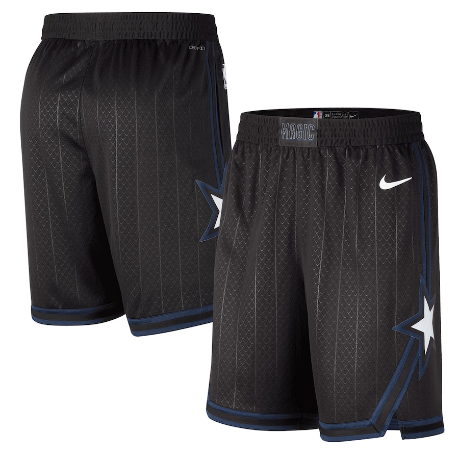 Men's Orlando Magic NBA Black 2022/23 City Edition Swingman Shorts