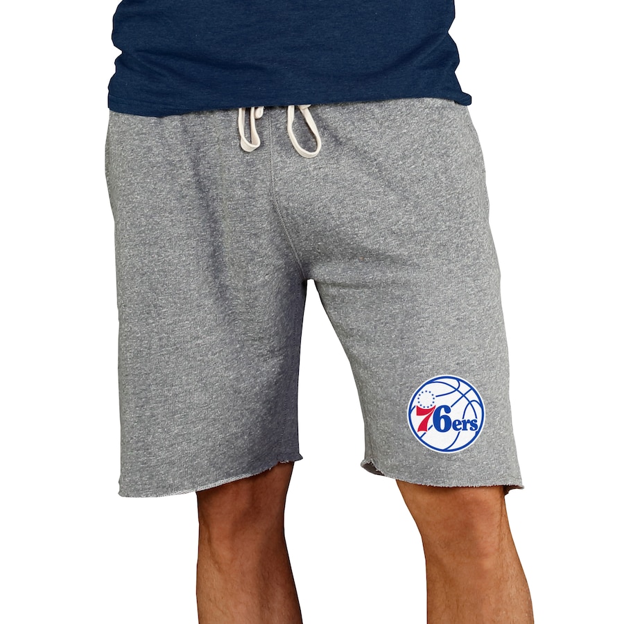 Men's Philadelphia 76ers Concepts Sport Gray Mainstream Terry Shorts
