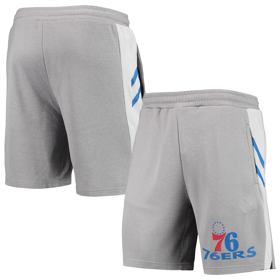 Men's Philadelphia 76ers Concepts Sport Gray Stature Shorts Men's Philadelphia 76ers Concepts Sport Gray Stature Shorts