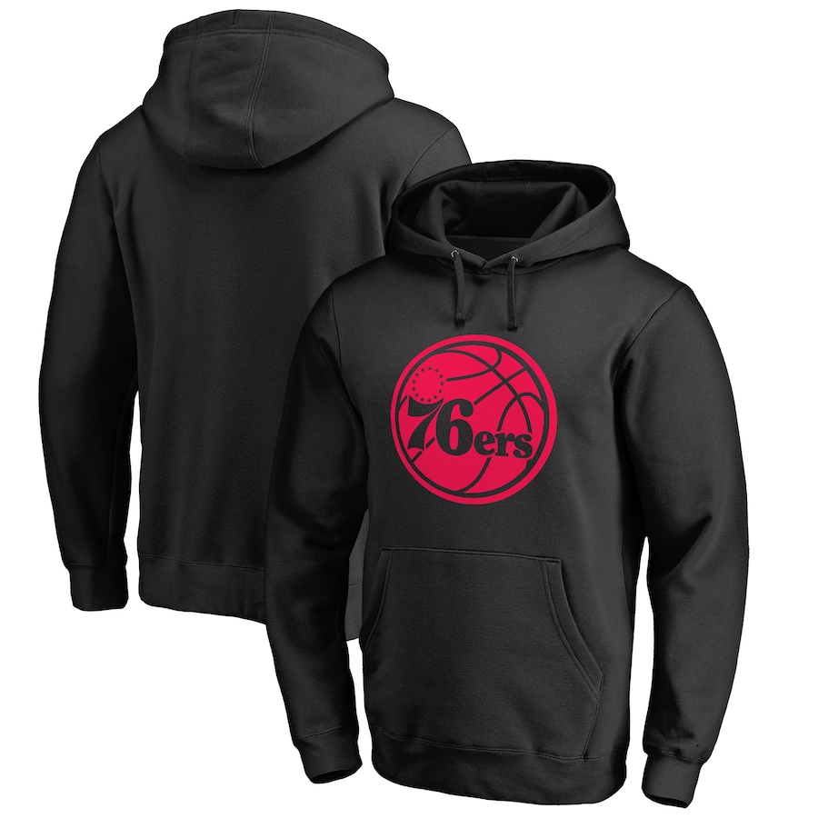 Men's Philadelphia 76ers Black Taylor Pullover Hoodie Men's Philadelphia 76ers Black Taylor Pullover Hoodie