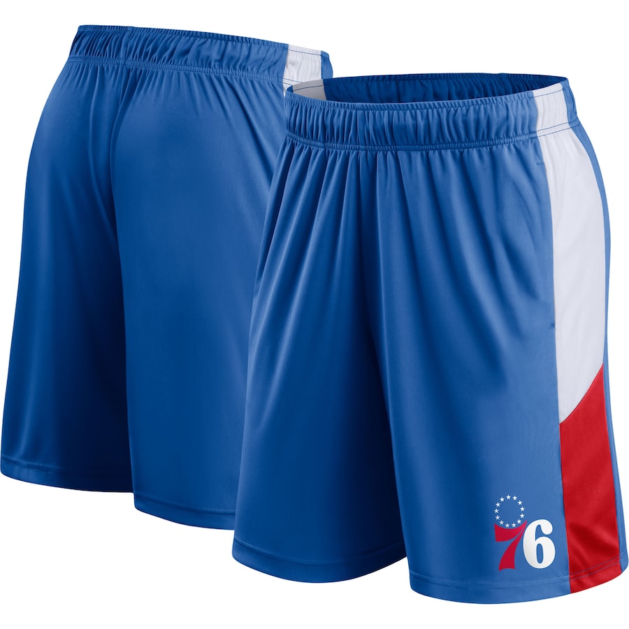 Men's Philadelphia 76ers Royal Big & Tall Champion Rush Practice Shorts