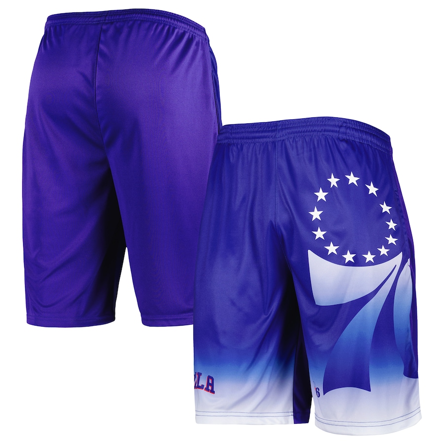 Men's Philadelphia 76ers Royal Graphic Shorts Men's Philadelphia 76ers Royal Graphic Shorts