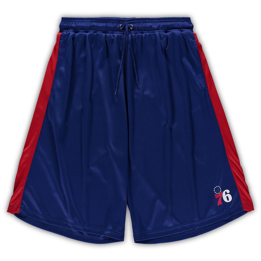 Men's Philadelphia 76ers Royal/Red Big & Tall Performance Shorts Men's Philadelphia 76ers Royal/Red Big & Tall Performance Shorts