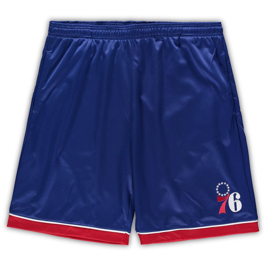 Men's Philadelphia 76ers Royal/Red Big & Tall Team Shorts Men's Philadelphia 76ers Royal/Red Big & Tall Team Shorts