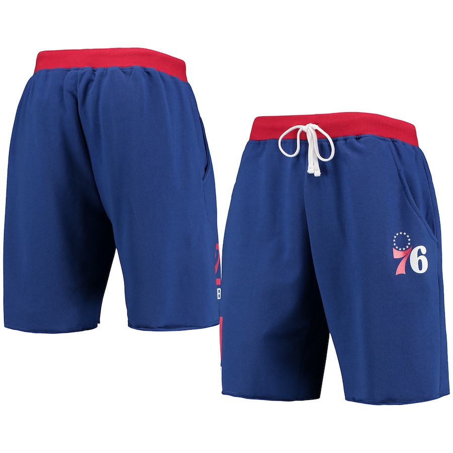 Men's Philadelphia 76ers Joel Embiid Royal Name & Number Shorts