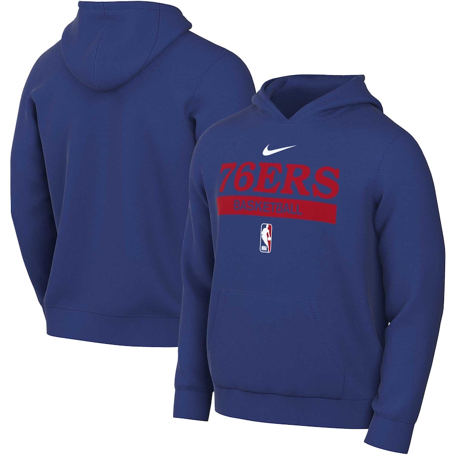 Men's Philadelphia 76ers NBA Royal 2022/23 Spotlight On-Court Practice Performance Pullover Hoodie Men's Philadelphia 76ers NBA Royal 2022/23 Spotlight On-Court Practice Performance Pullover Hoodie