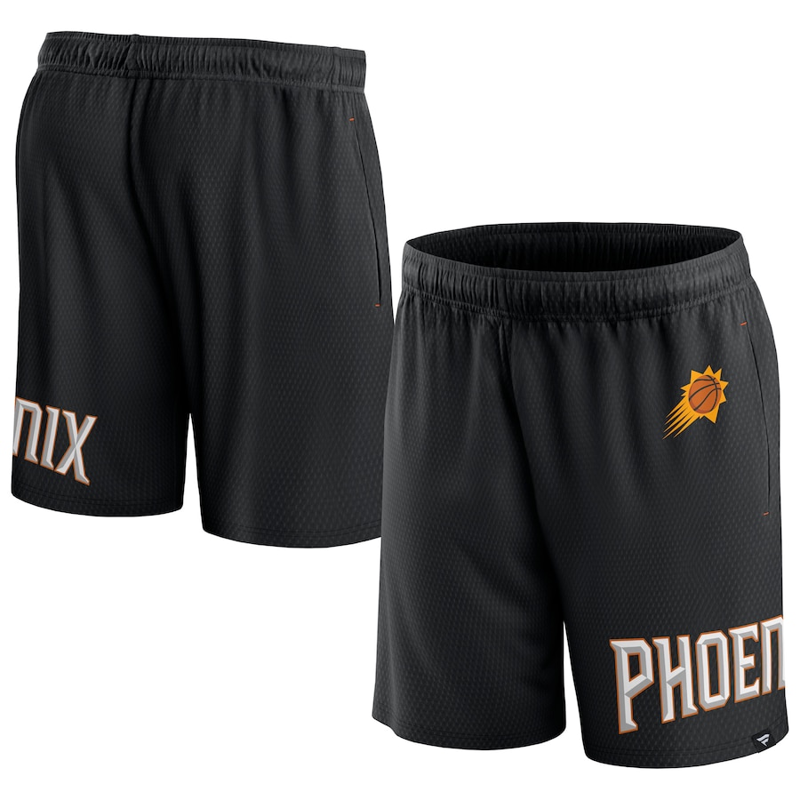Men's Phoenix Suns Black Free Throw Mesh Shorts Men's Phoenix Suns Black Free Throw Mesh Shorts