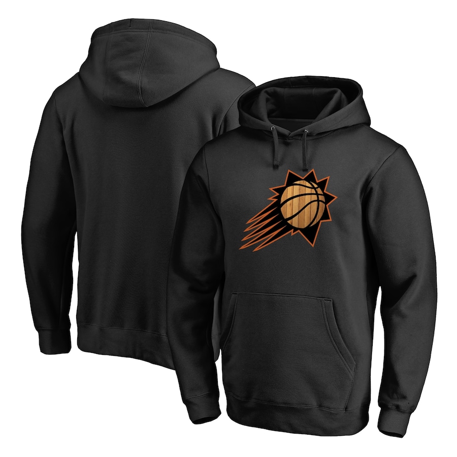 Men's Phoenix Suns Black Hardwood Pullover Hoodie Men's Phoenix Suns Black Hardwood Pullover Hoodie