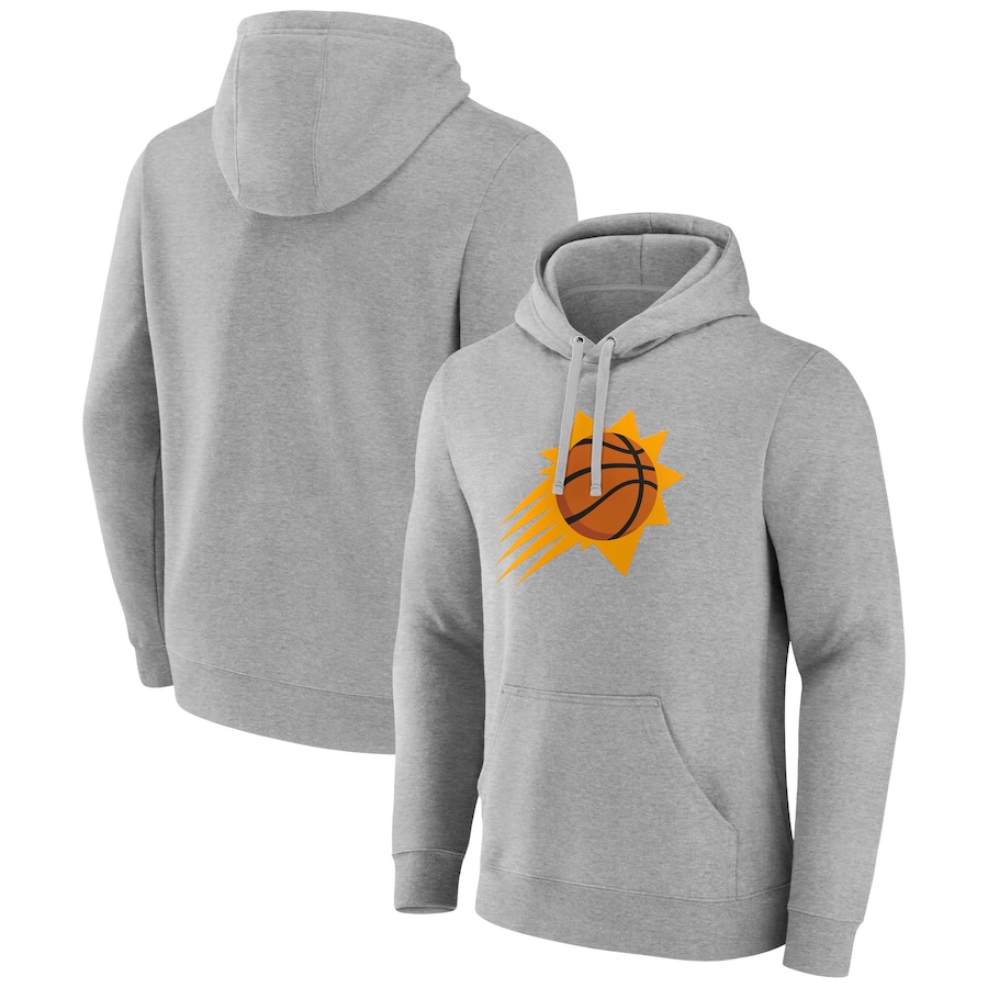 Men's Phoenix Suns Gray Alternate Logo Pullover Hoodie Men's Phoenix Suns Gray Alternate Logo Pullover Hoodie