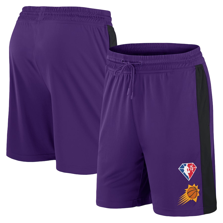 Men's Phoenix Suns Purple 75th Anniversary Downtown Performance Practice Shorts