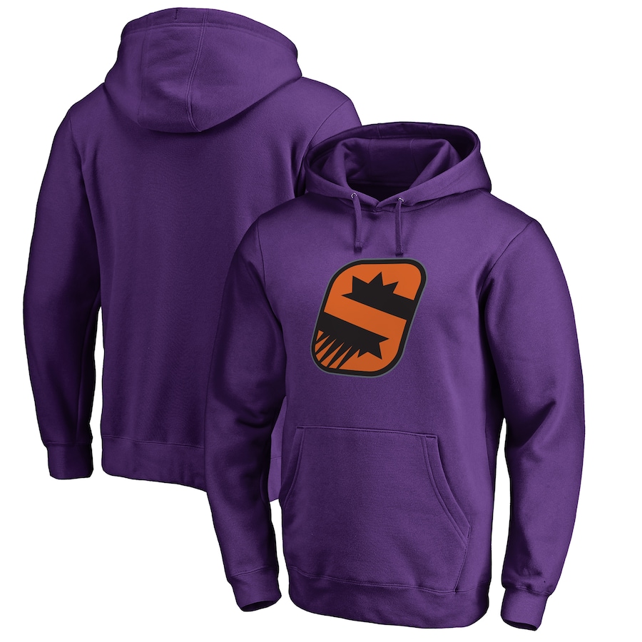 Men's Phoenix Suns Purple Alternate Logo Pullover Hoodie Men's Phoenix Suns Purple Alternate Logo Pullover Hoodie