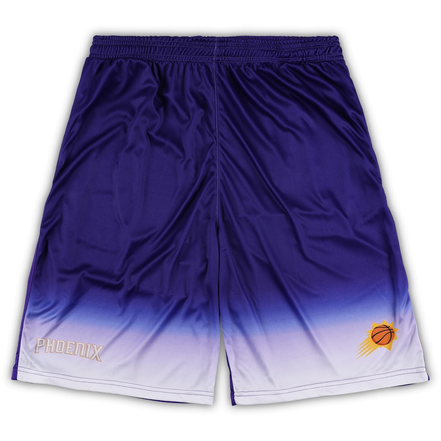 Men's Phoenix Suns Purple Big & Tall Fadeaway Shorts Men's Phoenix Suns Purple Big & Tall Fadeaway Shorts