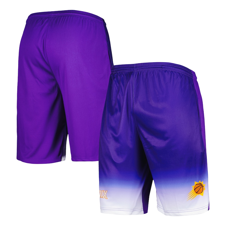 Men's Phoenix Suns Purple Fadeaway Shorts Men's Phoenix Suns Purple Fadeaway Shorts