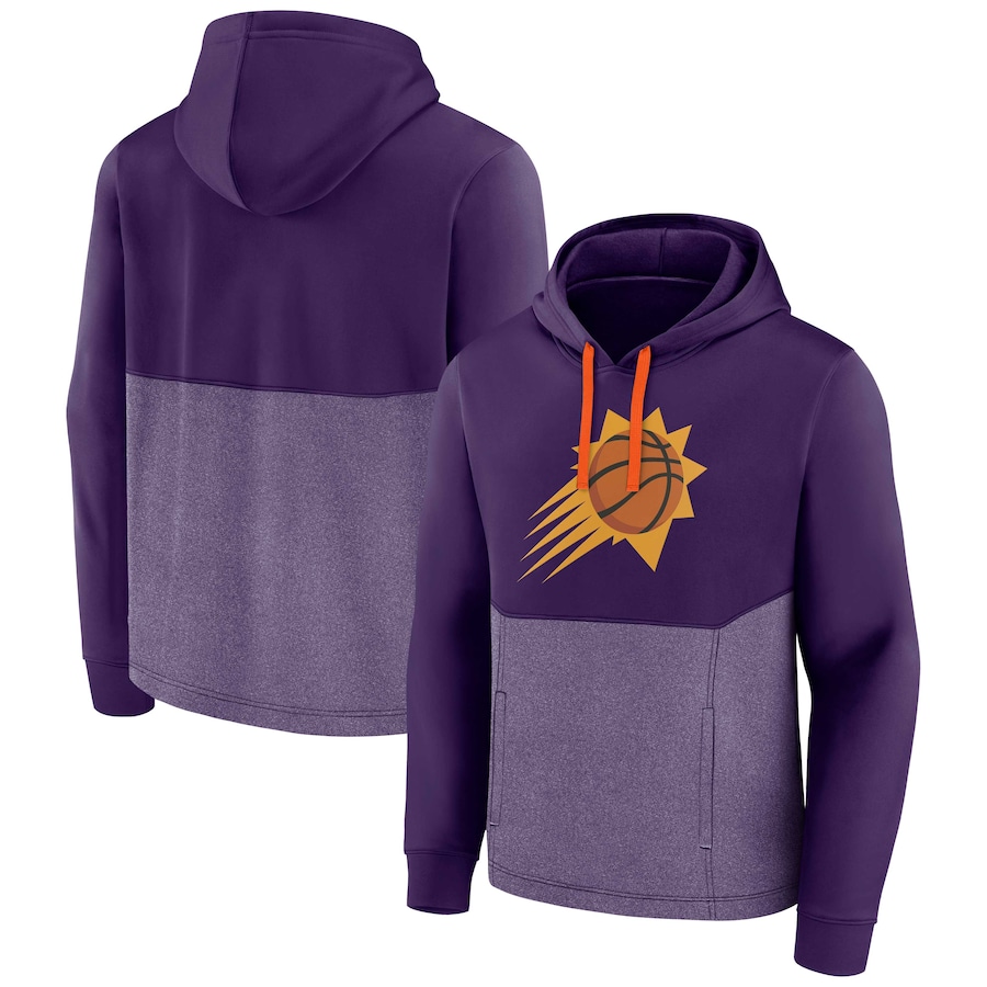 Men's Phoenix Suns Purple Winter Camp Pullover Hoodie Men's Phoenix Suns Purple Winter Camp Pullover Hoodie