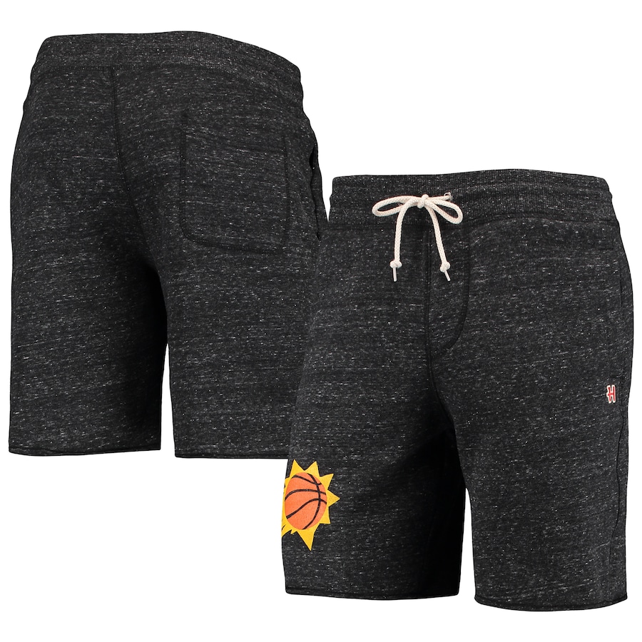 Men's Phoenix Suns Homage Charcoal Primary Logo Tri-Blend Sweat Shorts Men's Phoenix Suns Homage Charcoal Primary Logo Tri-Blend Sweat Shorts