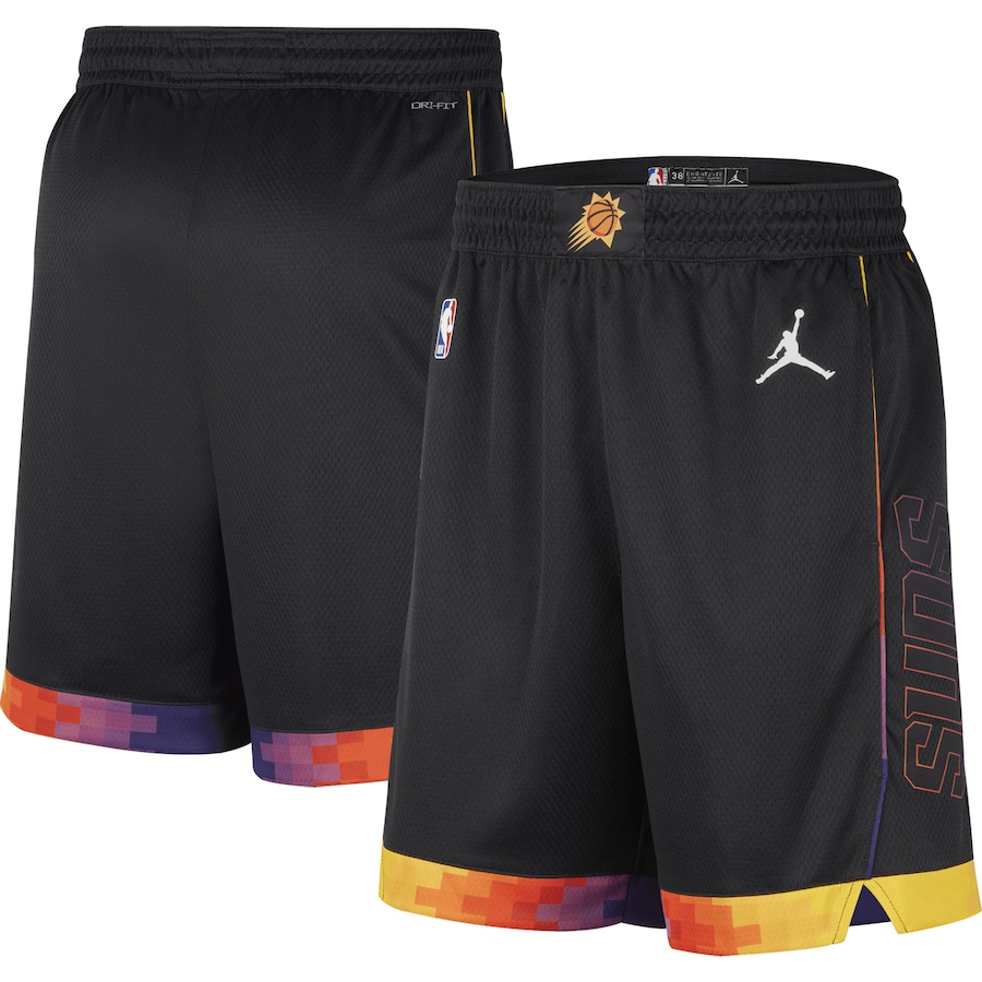 Men's Phoenix Suns Jordan Brand Black 2022/2023 Statement Edition Swingman Performance Shorts Men's Phoenix Suns Jordan Brand Black 2022/2023 Statement Edition Swingman Performance Shorts