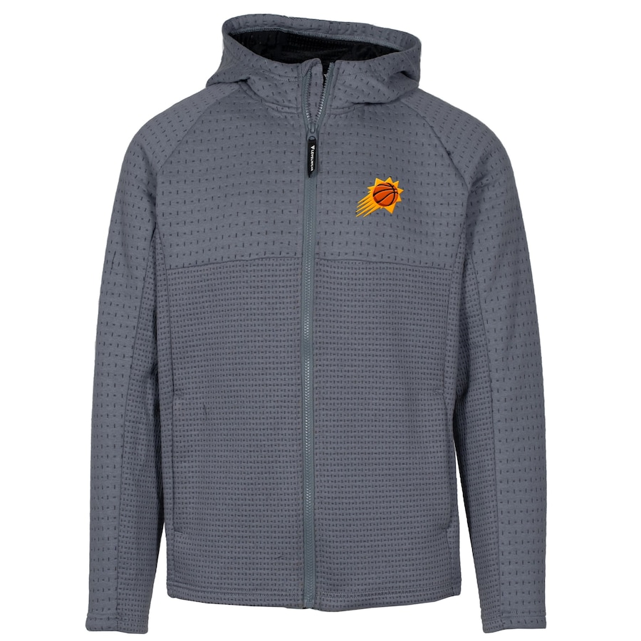 Men's Phoenix Suns Levelwear Gray Durham Insignia Full-Zip Hoodie