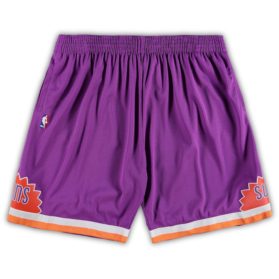 Men's Phoenix Suns Mitchell & Ness Purple Big & Tall Hardwood Classics Team Swingman Shorts