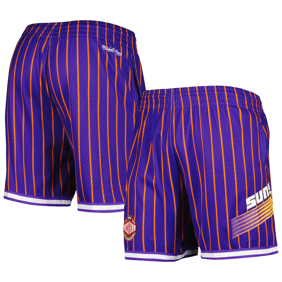 Men's Phoenix Suns Mitchell & Ness Purple City Collection Heritage Mesh Shorts Men's Phoenix Suns Mitchell & Ness Purple City Collection Heritage Mesh Shorts
