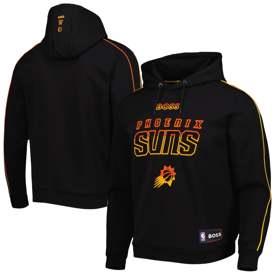 Men's Phoenix Suns NBA x Hugo Boss Black Team Bounce Tri-Blend Pullover Hoodie Men's Phoenix Suns NBA x Hugo Boss Black Team Bounce Tri-Blend Pullover Hoodie