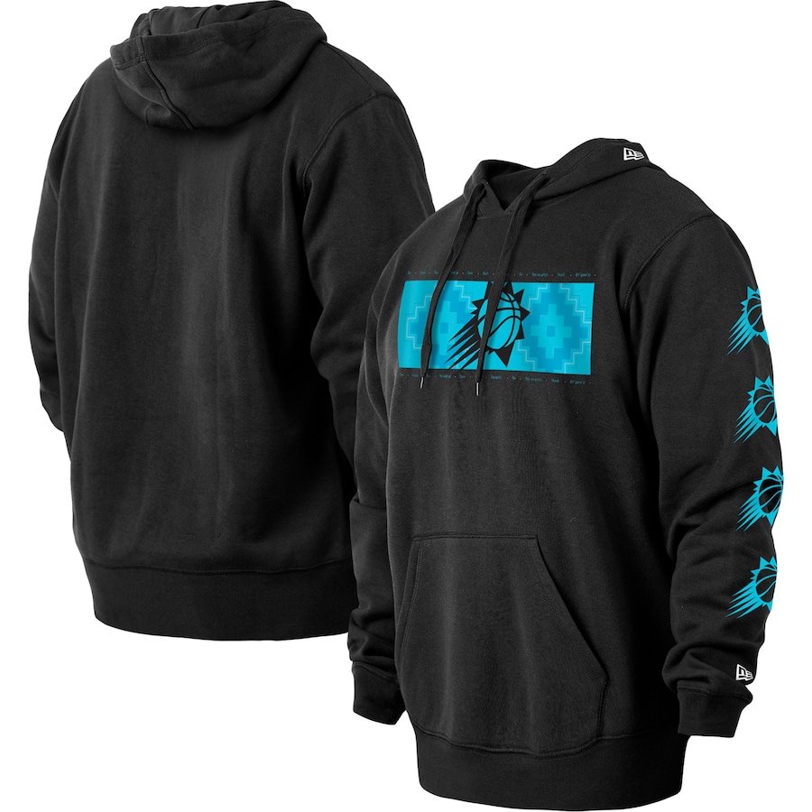 Men's Phoenix Suns New Era Black 2022/23 City Edition Big & Tall Pullover Hoodie Men's Phoenix Suns New Era Black 2022/23 City Edition Big & Tall Pullover Hoodie