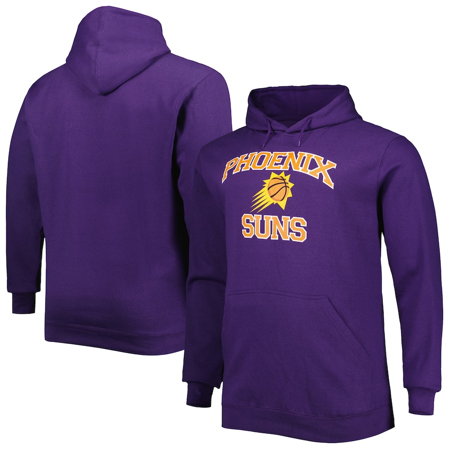 Men's Phoenix Suns Purple Big & Tall Heart & Soul Pullover Hoodie