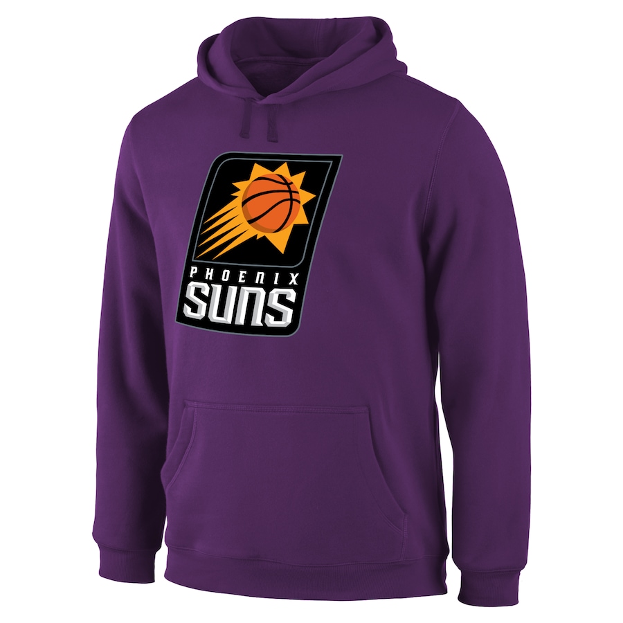 Men's Phoenix Suns Purple Primary Logo Pullover Hoodie