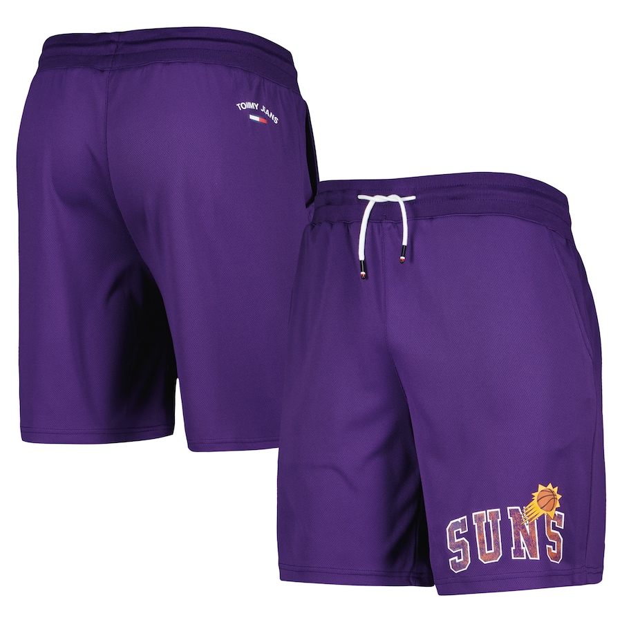 Men's Phoenix Suns Tommy Jeans Purple Mike Mesh Basketball Shorts