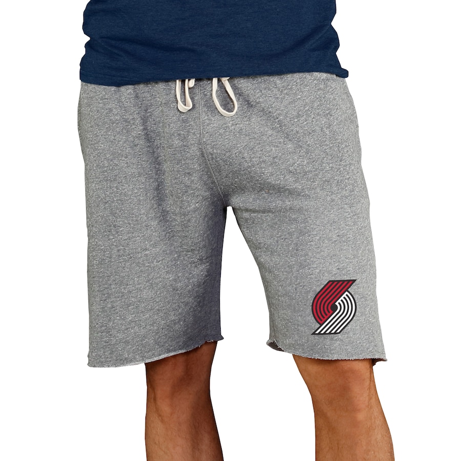 Men's Portland Trail Blazers Concepts Sport Gray Mainstream Terry Shorts