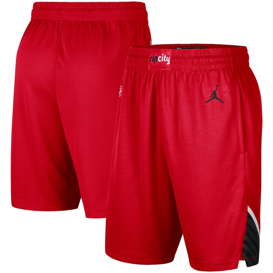 Men's Portland Trail Blazers Jordan Brand Red/Black 2020/21 Association Edition Performance Swingman Shorts Men's Portland Trail Blazers Jordan Brand Red/Black 2020/21 Association Edition Performance Swingman Shorts