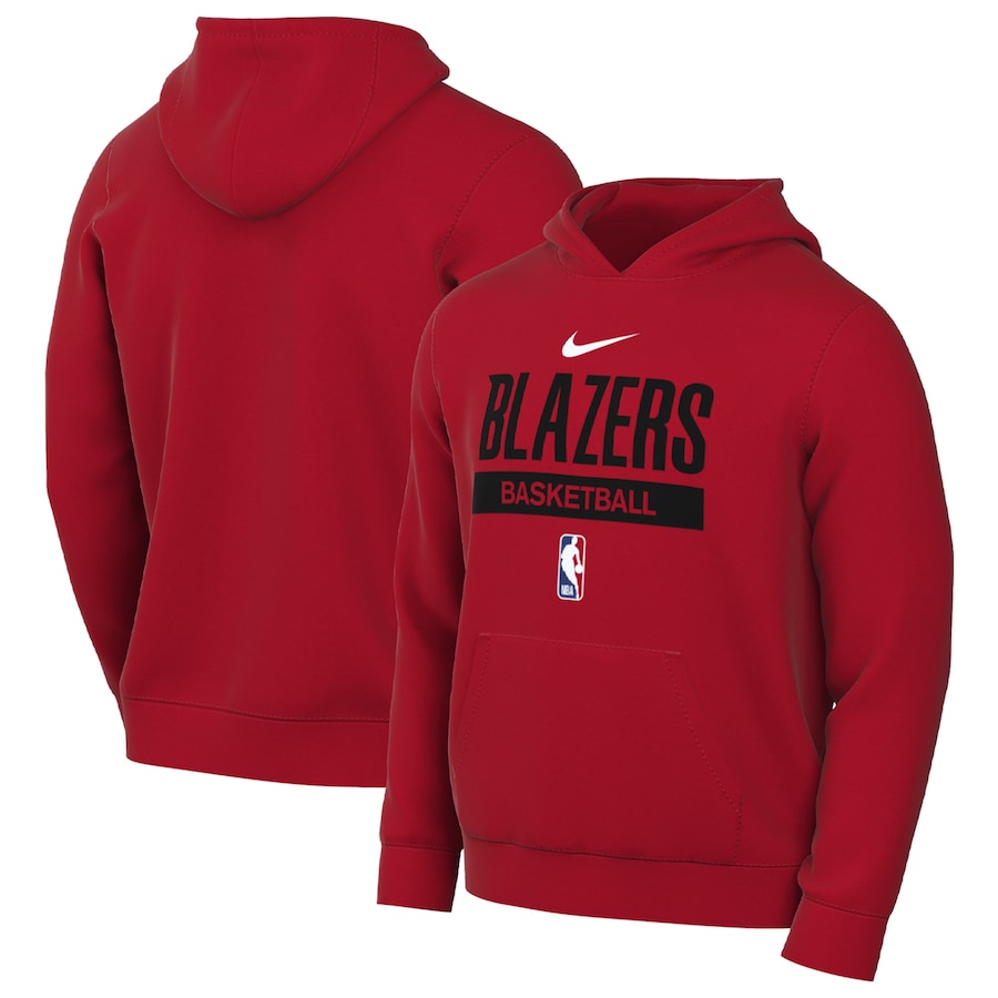 Men's Portland Trail Blazers NBA Red 2022/23 Spotlight On-Court Practice Performance Pullover Hoodie Men's Portland Trail Blazers NBA Red 2022/23 Spotlight On-Court Practice Performance Pullover Hoodie