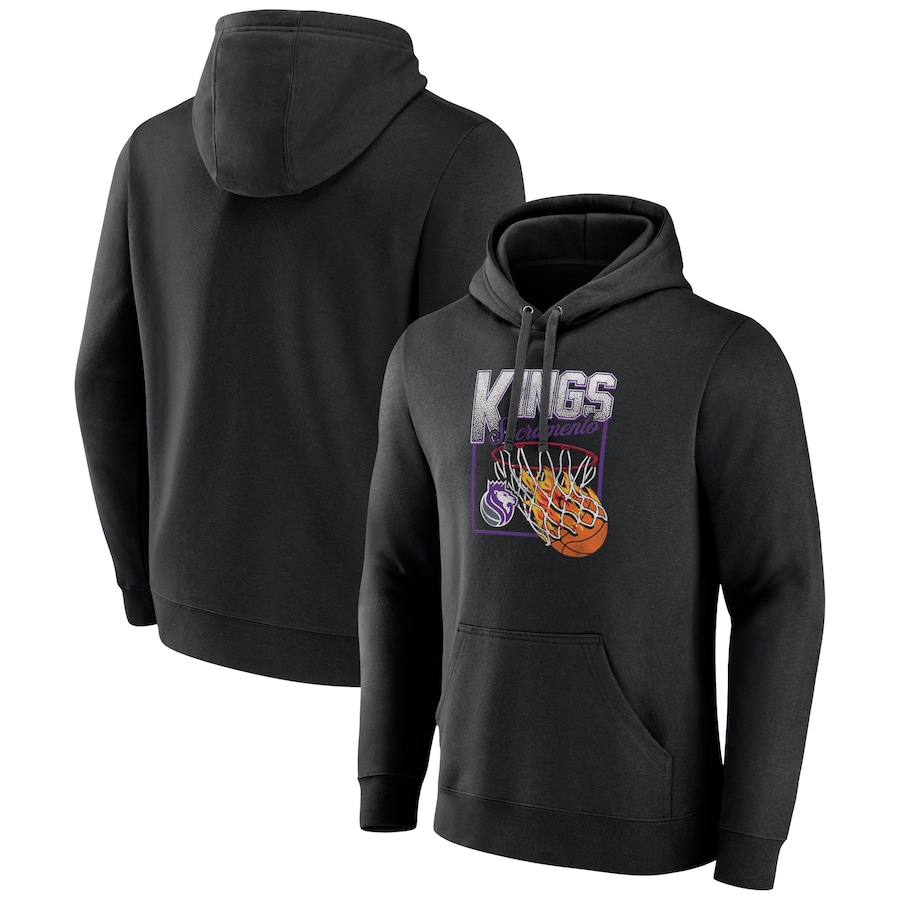 Men's Sacramento Kings Black Alley Oop Pullover Hoodie Men's Sacramento Kings Black Alley Oop Pullover Hoodie