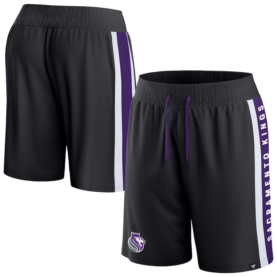Men's Sacramento Kings Black Referee Iconic Mesh Shorts