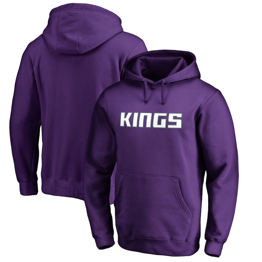 Men's Sacramento Kings Purple Wordmark Pullover Hoodie Men's Sacramento Kings Purple Wordmark Pullover Hoodie