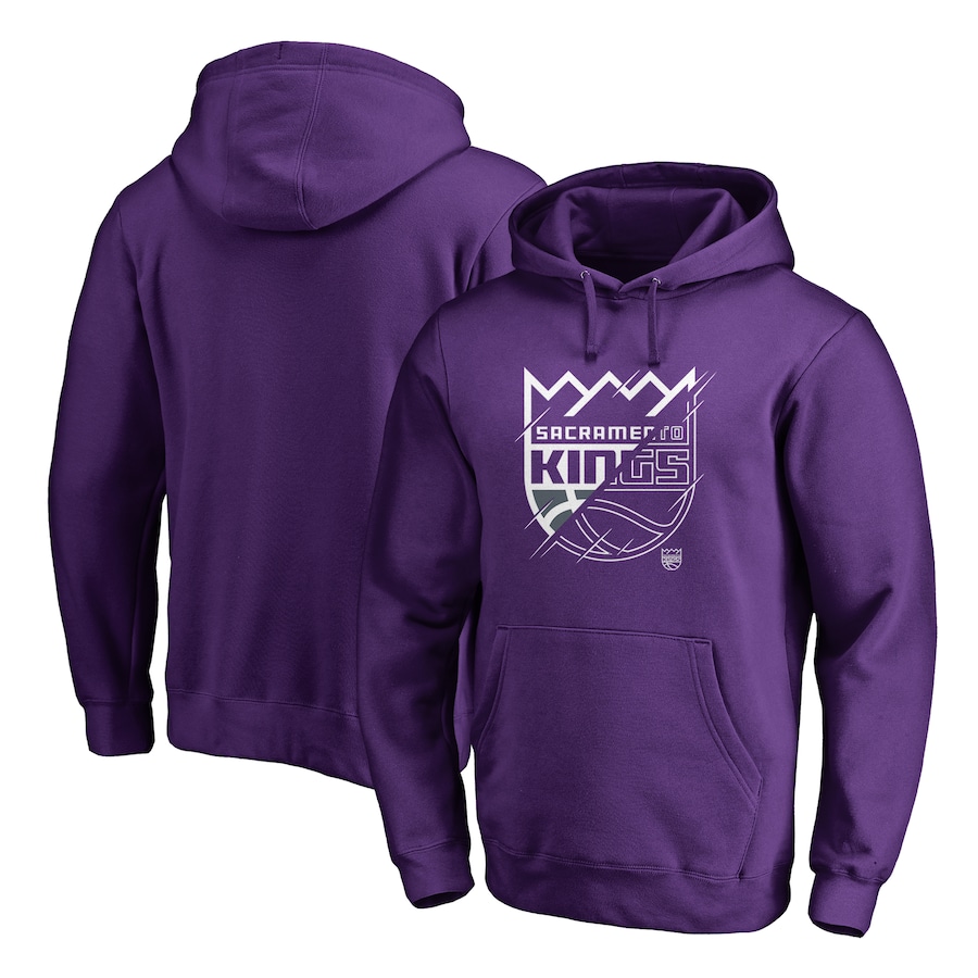 Men's Sacramento Kings Purple X-Ray Pullover Hoodie Men's Sacramento Kings Purple X-Ray Pullover Hoodie