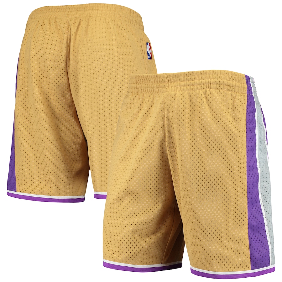 Men's Sacramento Kings Mitchell & Ness Gold 2005-06 Hardwood Classics Swingman Shorts Men's Sacramento Kings Mitchell & Ness Gold 2005-06 Hardwood Classics Swingman Shorts