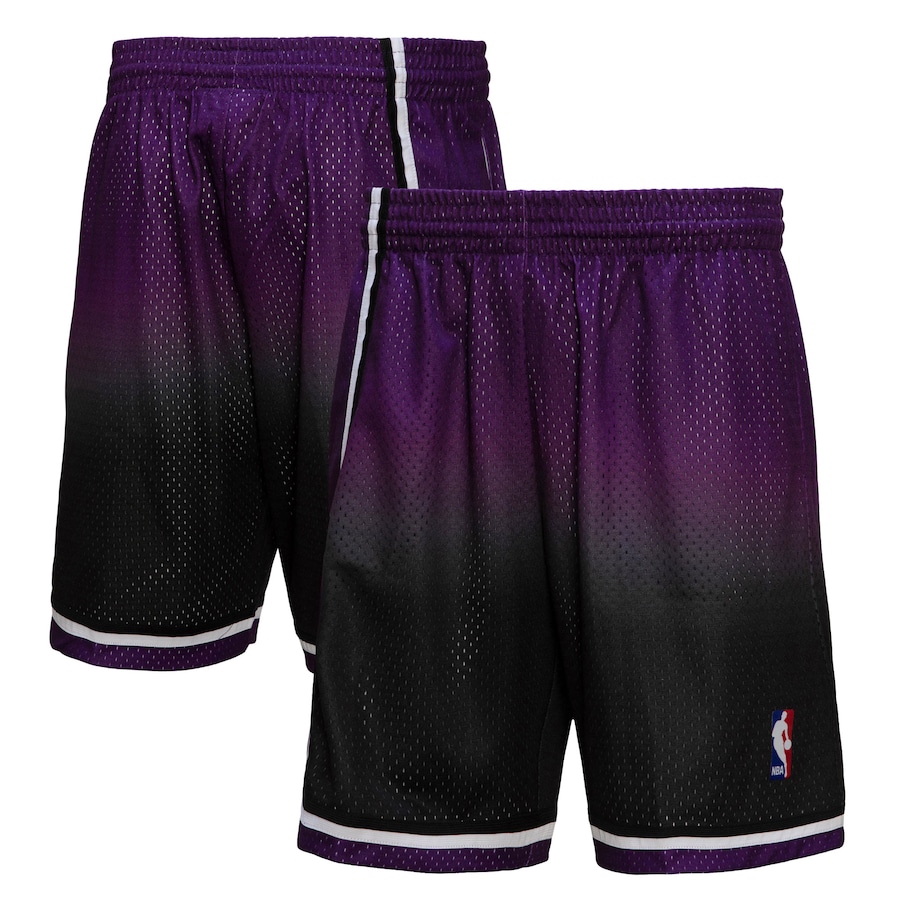 Men's Sacramento Kings Mitchell & Ness Purple/Black 2000/01 Hardwood Classics Fadeaway Reload 3.0 Swingman Shorts Men's Sacramento Kings Mitchell & Ness Purple/Black 2000/01 Hardwood Classics Fadeaway Reload 3.0 Swingman Shorts