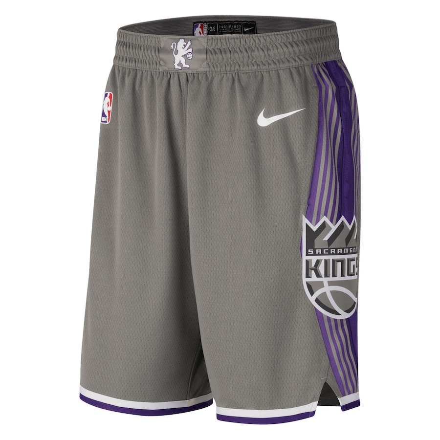 Men's Sacramento Kings NBA Charcoal 2022/23 City Edition Swingman Shorts
