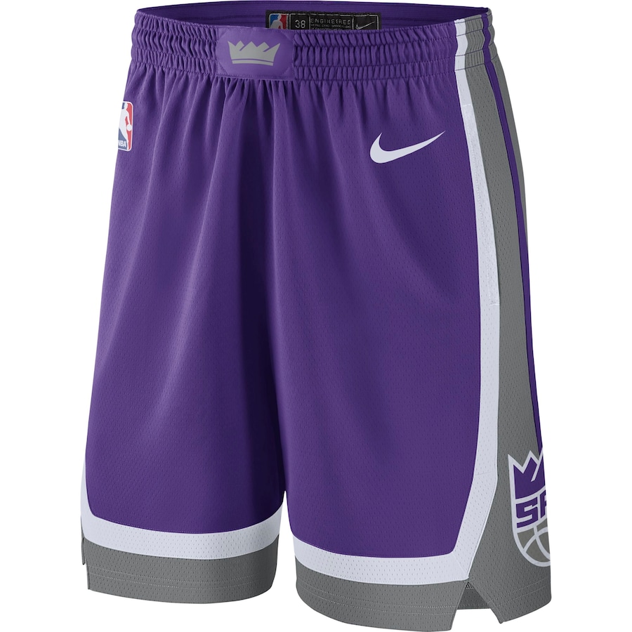Men's Sacramento Kings NBA Purple 2019/20 Icon Edition Swingman Shorts