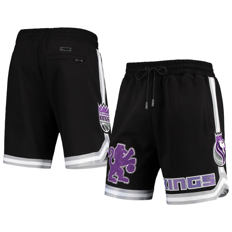 Men's Sacramento Kings Pro Standard Black Chenille Shorts
