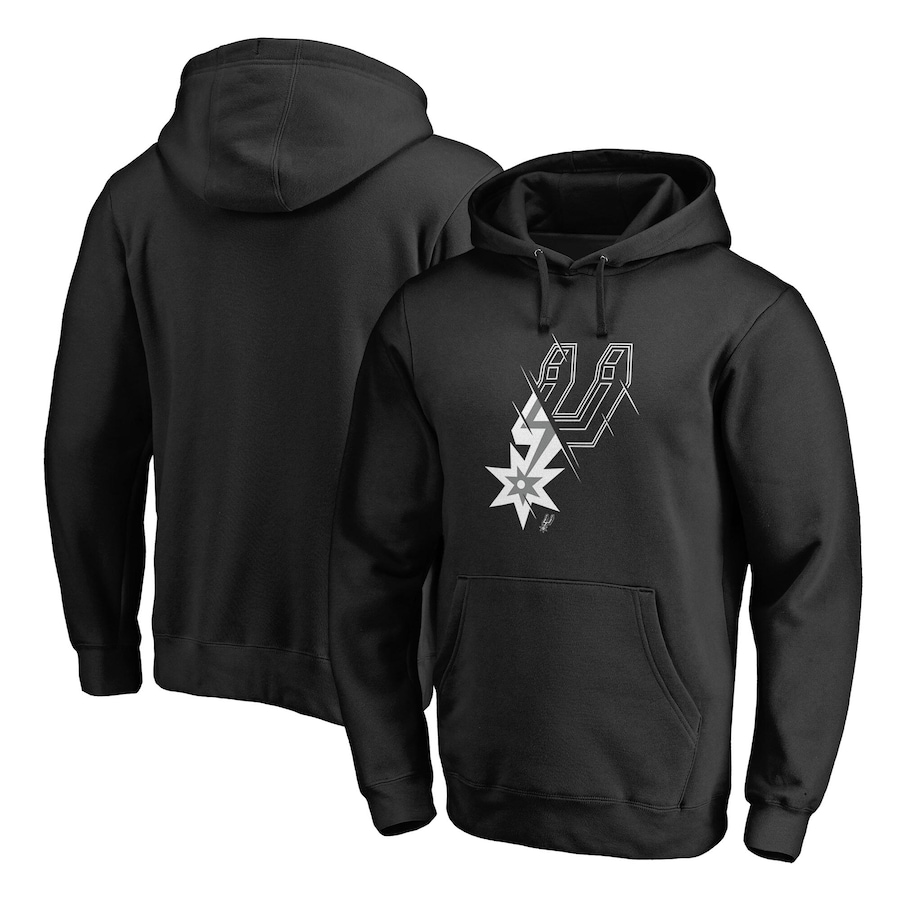 Men's San Antonio Spurs Black X-Ray Pullover Hoodie Men's San Antonio Spurs Black X-Ray Pullover Hoodie