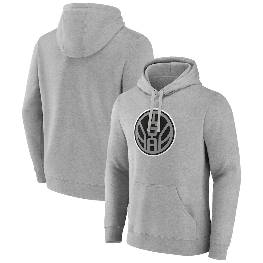 Men's San Antonio Spurs Gray Alternate Logo Pullover Hoodie
