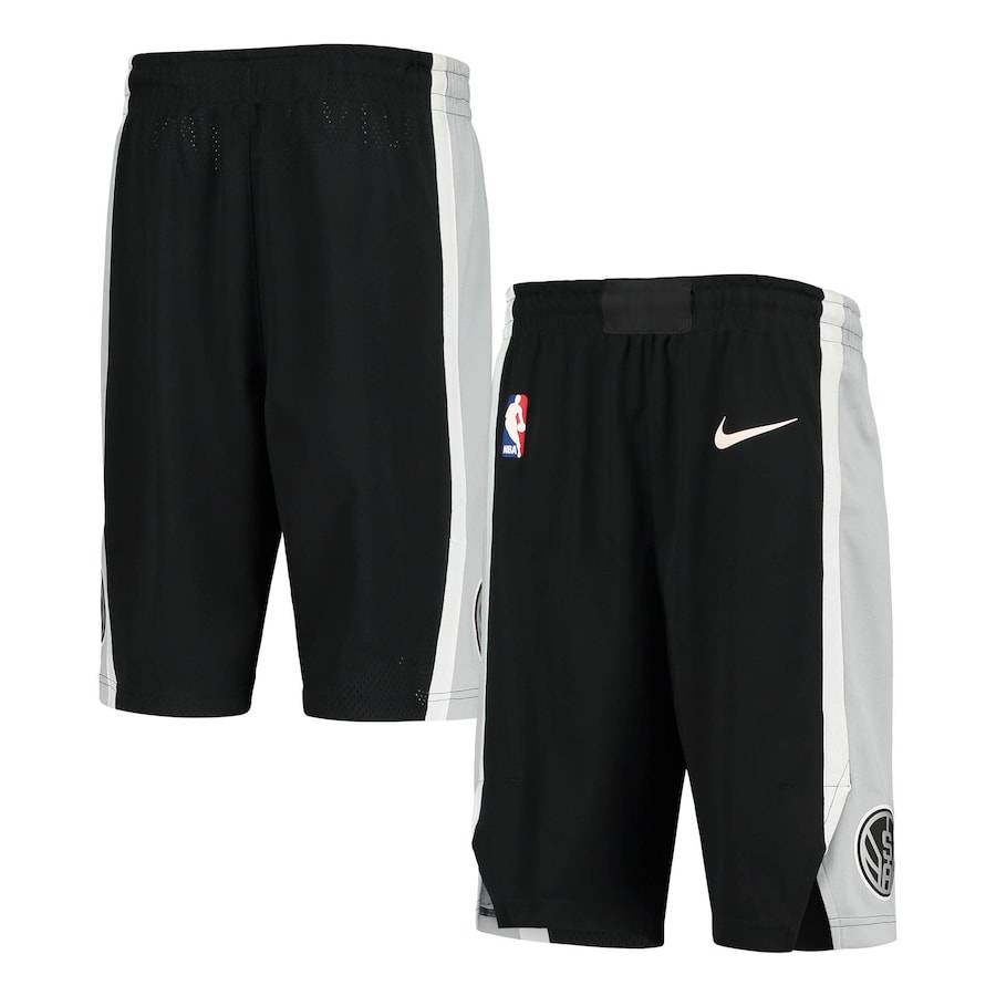 Men's San Antonio Spurs NBA Black Authentic Swingman Performance Shorts Men's San Antonio Spurs NBA Black Authentic Swingman Performance Shorts