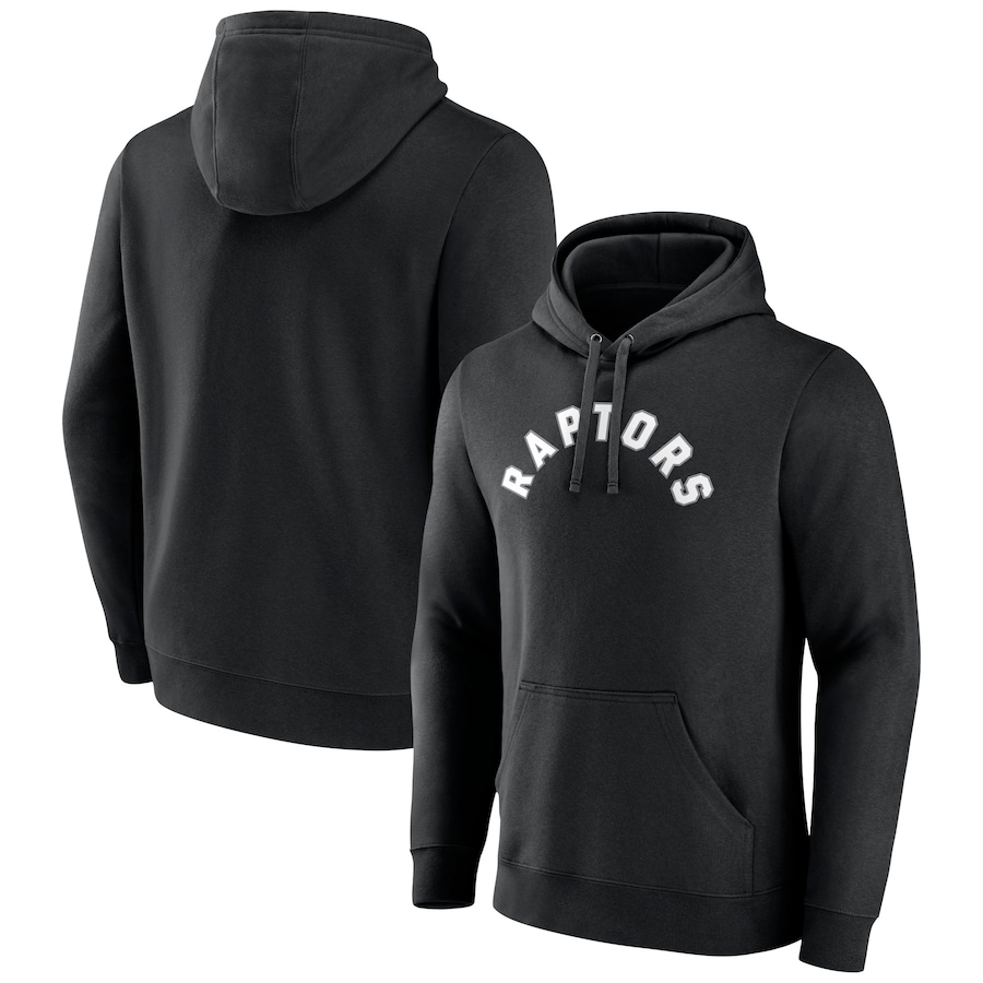 Men's Toronto Raptors Black Wordmark Team Pullover Hoodie Men's Toronto Raptors Black Wordmark Team Pullover Hoodie