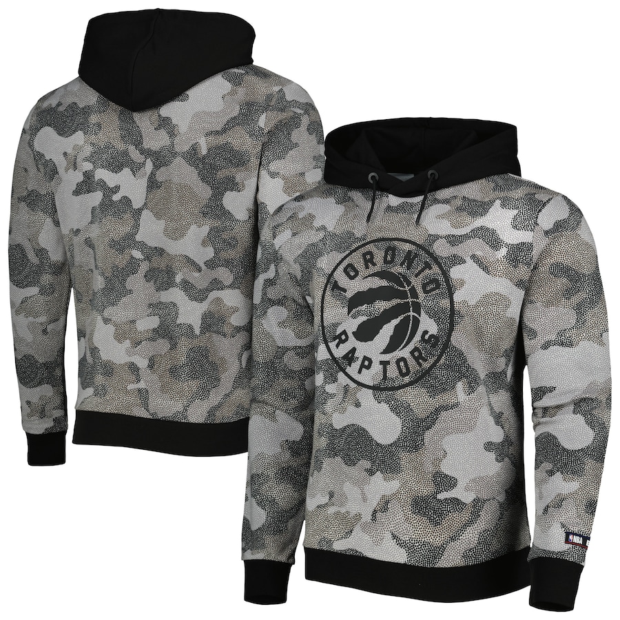 Men's Toronto Raptors Hugo Boss Black Camo Pullover Hoodie Men's Toronto Raptors Hugo Boss Black Camo Pullover Hoodie
