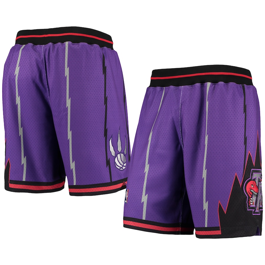 Men's Toronto Raptors Mitchell & Ness Purple 1998/99 Hardwood Classics Authentic Shorts Men's Toronto Raptors Mitchell & Ness Purple 1998/99 Hardwood Classics Authentic Shorts