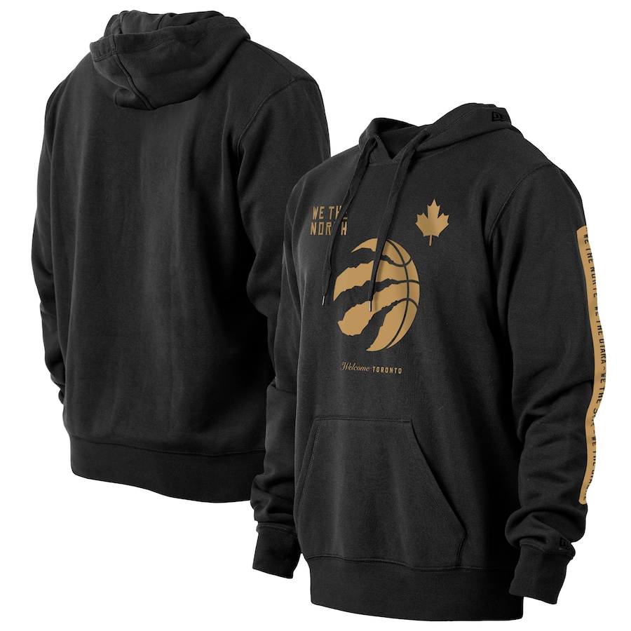 Men's Toronto Raptors New Era Black 2022/23 City Edition Big & Tall Pullover Hoodie Men's Toronto Raptors New Era Black 2022/23 City Edition Big & Tall Pullover Hoodie