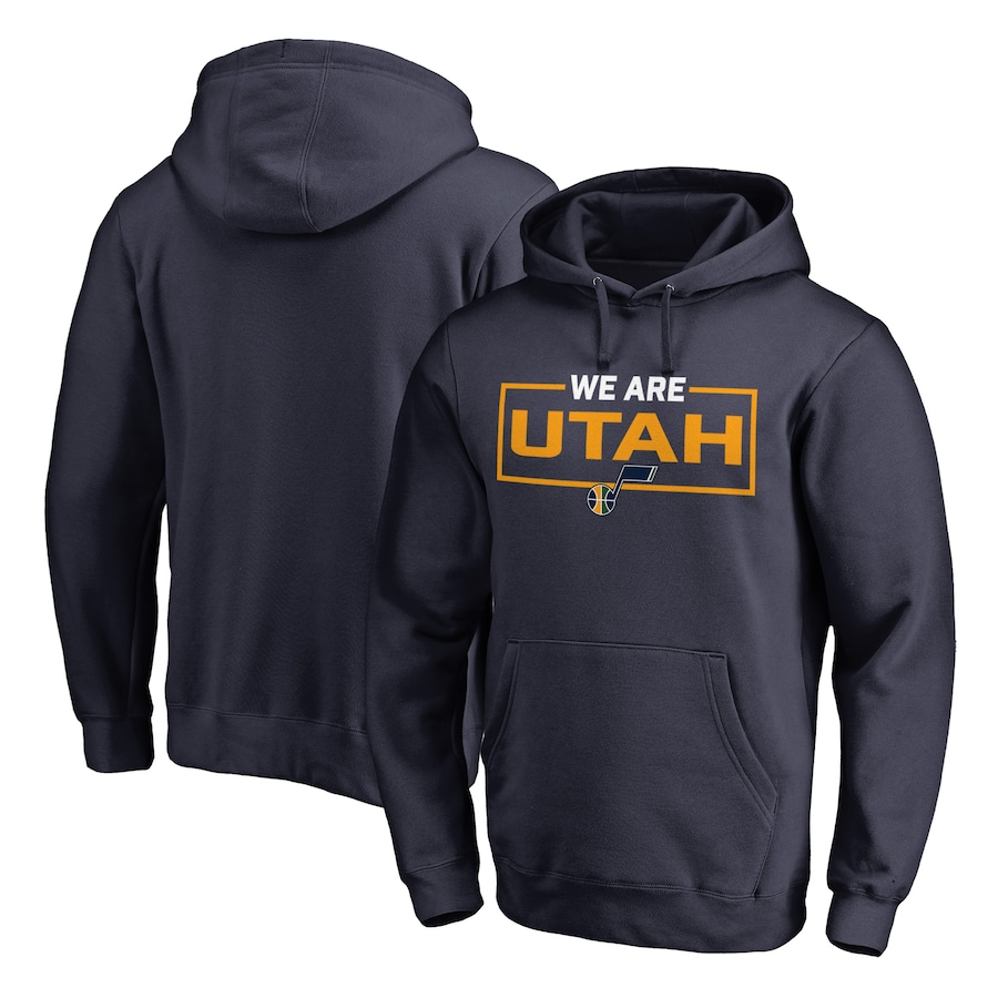 Men's Utah Jazz Navy We Are Iconic Collection Pullover Hoodie